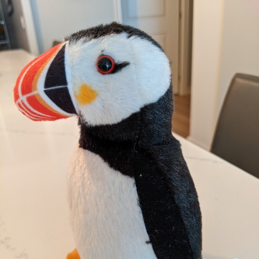 Talking stuffed Puffin! - Free with any purchase!